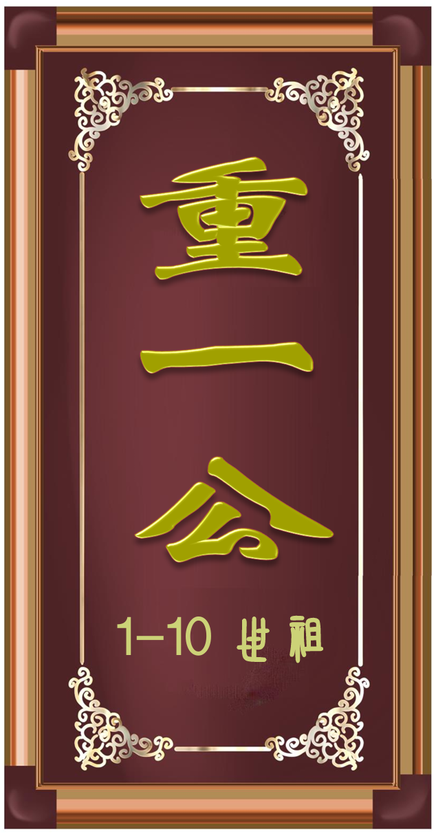 重一公裔系